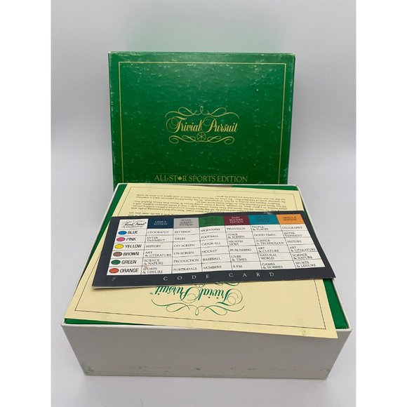 1980s Trivial Pursuit All Star Sports Edition Card Set by Hasbro - Picture 2 of 5